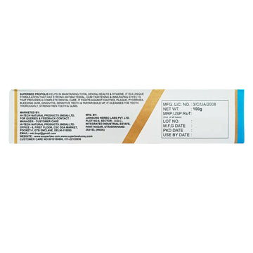 Propolis Toothpaste - Natural Herbal Gum Care & Fresh Breath